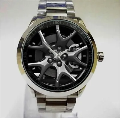 Hot!!! Mazda × BBS RX-8 R3 Alloy Wheel Sport Metal Watch • $24.99