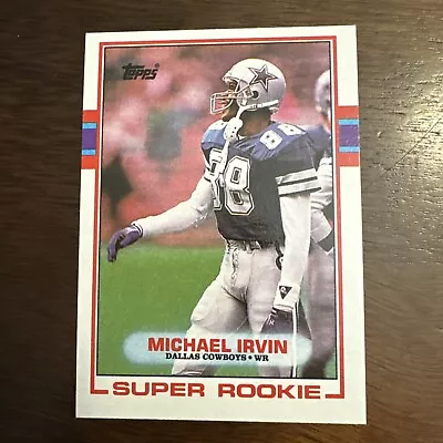 1989 Topps - #383 Michael Irvin (RC) • $9.99