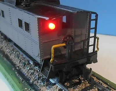 End Of Train Device HO Scale With Flashing Red LED Kit • $5
