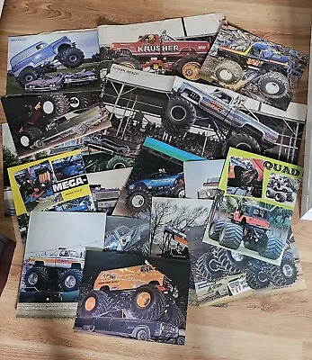 *Assorted Monster Jam Truck 2-sided Posters & Magazine Photos* Please See Pics* • $19.99