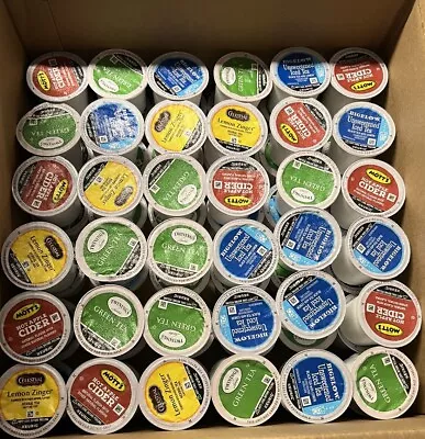 (100)K CUPS TEA K CUPS PODS VARIETY PACK Sampler BULK  Keurig BB 5/24 • $38.99