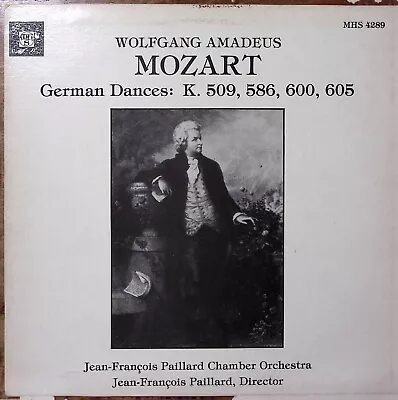 Musical Heritage Society Mozart German Dances: K.509586600605 Vinyl Lp 195-47 • $7.49