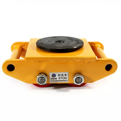 6T Machinery Mover Heavy Machine 360° Rotation Dolly Moving Equipment 13200 Lbs • $32