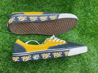 Used Vans Authentic Rad Bmx Sole Color Yellow White Sneaker Men Us13 Se Haro Gt • $149