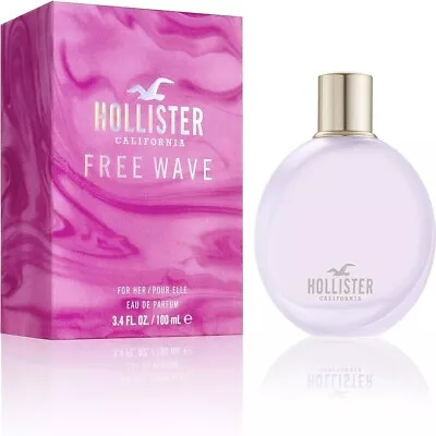 Hollister Free Wave For Her Eau De Parfum Spray 100ml (New) • £19.29