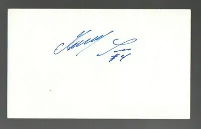 Manny Lee 3x5 Signed Auto Autographed Card Blue Jays • $5.99