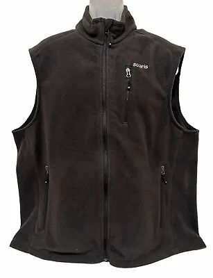 Solaris Fleece Vest Full Zip Men's Size 2XB Black Natural Stretch 200s Weight • $41.99