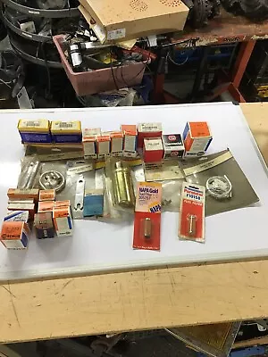 $19.99 • Buy NORS LOT 32 Pce. VTG Car Parts NAPA Fuel Filter Choke Tube Oil Cap Electrical