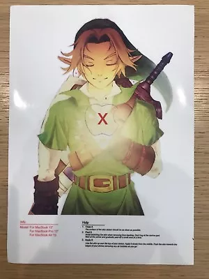 £6.50 • Buy MacBook Air/pro Sticker Legend Of Zelda Game Link BlowIng Big  Brand-new Deca