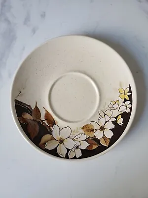 Mikasa Indian Feast Pleasant Valley Stoneware Plate Saucer Brown 70s Replacement • $29.99
