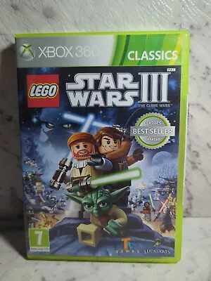 Lego Star Wars III (3) The Clone Wars - Xbox 360 PAL Game - Complete - Free Post • $19.99