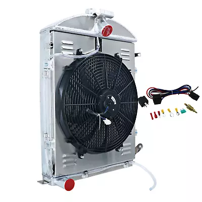 Fit 1930-1931 FORD Model AA Double A Heavy Duty 3.3 MT 4-ROW Radiator Shroud Fan • $199.46