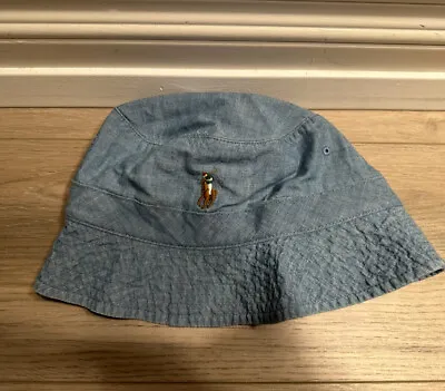 Polo Ralph Lauren Blue Chambray Bucket Hat Size 2XL/3XL New With Tags • $50