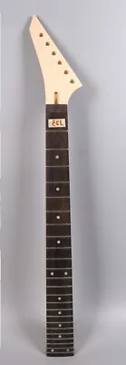 Left Hand 24 Fret Electric Guitar Neck Replacement 25.5Inch ESP Guitar Dot Inlay • $56