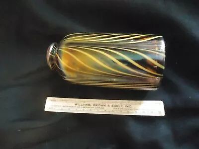 Pilgrim Glass Handblown Vase Signed B. Caldwell • $25