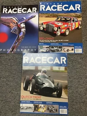 Vintage Racecar Automotive Magazine Editions From 2008-2009 • $35