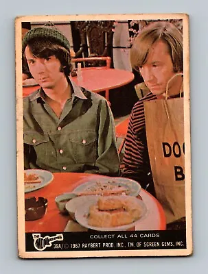 1967 Raybert #39A The MONKEES - LOW GRADE Vintage Trading Card • $1.93