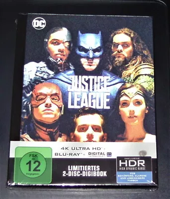 Justice League Limited Digibook Edition 4K Blu Ray+blu Ray Nip • $61.22