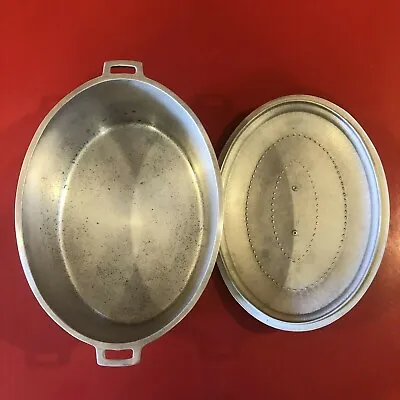 Vintage Miracle Maid G2 Cast Aluminum Roaster Dutch Oven 6 Quart W/ Lid  • $65