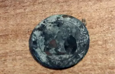 OLD COPPER COIN 1870 Uncleaned Detector Find • £0.99
