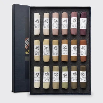 Unison Colour : Soft Pastel : Set Of 18 Brown Earth 19-36 • £100.80