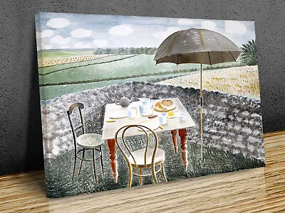 £6 • Buy Eric Ravilious Tea At Furlongs  Canvas Print Art Wall Framed Or Print Only