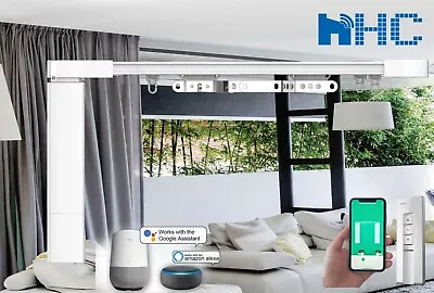 £239 • Buy 1-8 Meters (315 ) Remote Control Electric Smart Curtain Tracks.Motorised Curtain