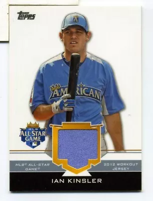 Ian Kinsler 2012 Topps All-star Jersey Rangers As-ik • $4.99