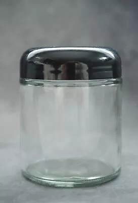 4 Oz Glass Jars Wide Mouth 24 Pack Black Plastic Rounded Lid W/ Sealing Liner • $25