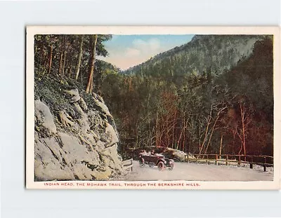 Postcard American Indian Head The Mohawk Trail The Berkshire Hills MA USA • $23.96
