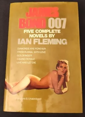 James Bond 007 : Five Complete Novels By Ian Fleming (1988 Hardcover) • $21.80