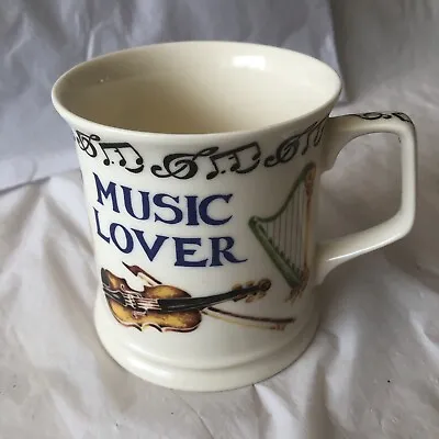 £7.99 • Buy Rare Past Times Mug ‘Music Lover’ Fine Bone China 42351