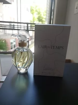 Nina Ricci L'Air Du Temps Eau De Toilette Spray 3.4 FL. OZ. OPEN BOX • $18.99