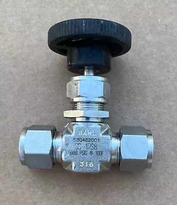 Swagelok 1/2  Stainless Steel Integral Bonnet Needle Valve SS-1RS8   Used • $24.99