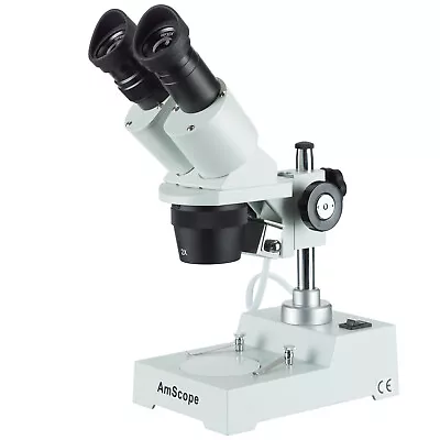 AmScope SE304R-P 20X-40X Sharp Forward Binocular Stereo Microscope • $215.69