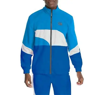 Puma Clyde Full Zip Jacket Mens Blue Casual Athletic Outerwear 534196-05 • $17.99