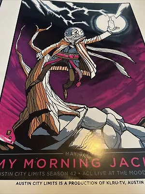 My Morning Jacket Poster Clinton Reno Austin TX ACL Live At Moody Theater S/N • $299