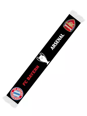 Bayern Munich Arsenal Colour 2024 Champions League Quarter Final Official Scarf • £25.99