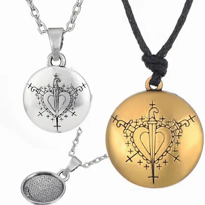 Ezili Dantor Voodoo Loa Veve Lwa Motherhood Jewelry Hoodoo Amulet Necklace • $6.39
