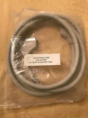 SCSI Cable-QUANTUM  50 Pin Centronics Male / Male 8' Long - New!!! • $15