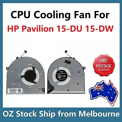 CPU Cooling Fan For HP Pavilion 15-du 15s-du 15S-DY 15-DW TPN-C139 L52034-001 • $25