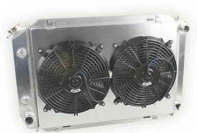 FOR 1979-1993 Ford Mustang Foxbody GT 5.0L 3 Row Aluminum Radiator & Fan Shroud • $175