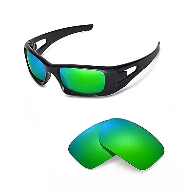 Walleva Polarized Emerald Replacement Lenses For Oakley Crankcase Glasses • $16.99