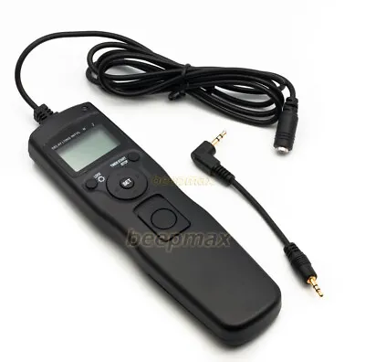 Timer Shutter Remote Control For Canon EOS 650D 600D 550D 450D 400D 350D 60D 70D • £14.99