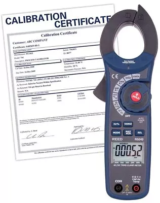 REED Instruments R5040 1000A True RMS AC/DC Clamp Meter With NIST Calibration • $254