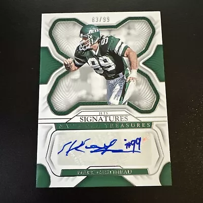 2022 National Treasures Mark Gastineau Auto /99 JETS 🔥🔥 • $20