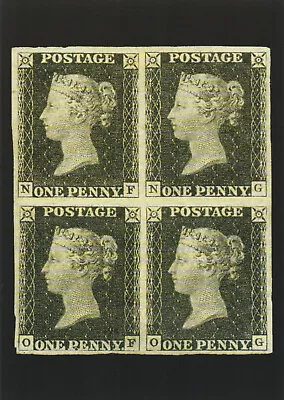 Post Cards Depicting Queen Victoria Stamps. Cards 1 To 5 From Original Set Of 10 • £8