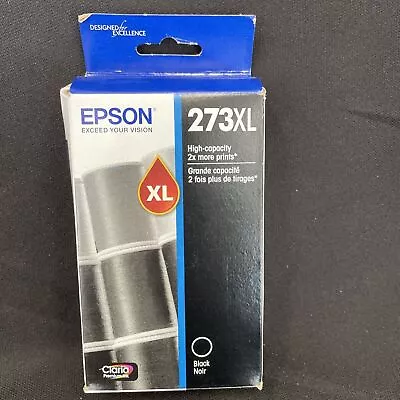 Genuine Epson 273XL High Yield Black Ink Cartridge XP820 XP600 XP610 Exp 2024 • $18.99