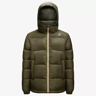 Down Jacket Hooded Man K-WAY Jacket Le Vrai 3.0 Claude Heavy Warm K5115RW • $194.33