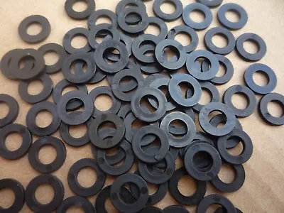 FLAT BLACK NYLON Plastic WASHER Form A M2 M2.5 3M3.5M4 M5M6 M810M12 M14 M16 • £2.99